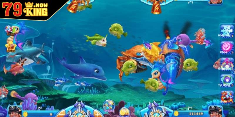 Bắn Cá 5D – Trải Nghiệm Săn Cá Đổi Thưởng Hấp Dẫn Kịch Tính 2 Ngắm bắn khi cá xuất hiện